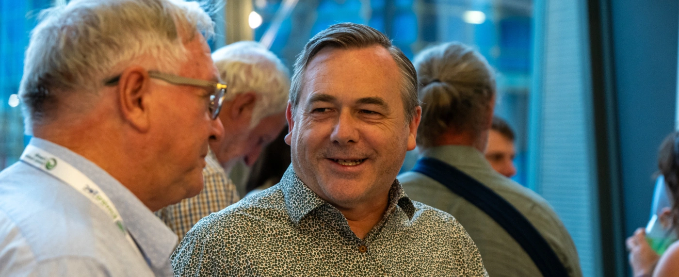 Extension officers Stuart Burns and Bill Hollingworth