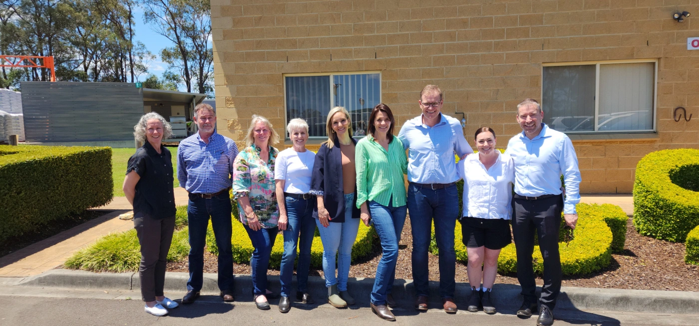 The GIA team visiting Grange Growing Solutions