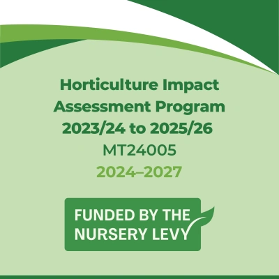 MT24005 Horticulture Impact Assessment Program 2023/24 to 2025/26